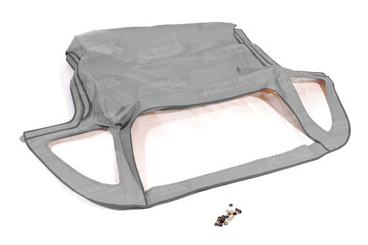 Hood Cover Replacement - Grey PVC - TR7 - WKC3668GREY